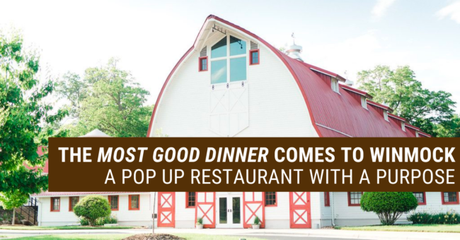 Fishing WinMock in Bermuda Run Offers The Most Good Pop-Up Dinner