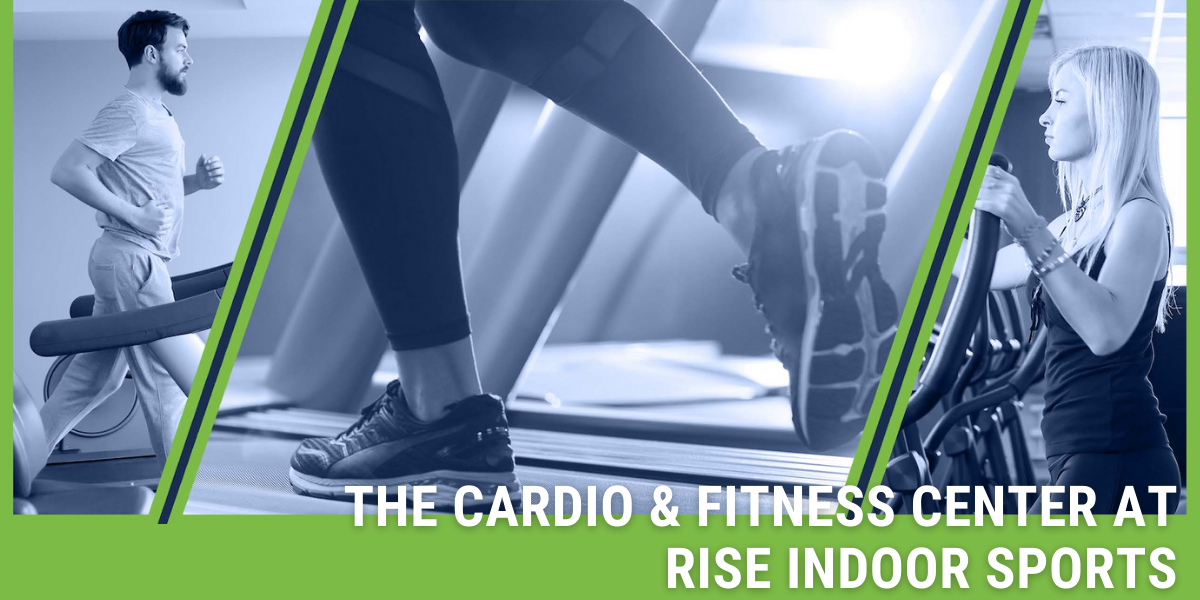 cardio and fitness center at rise indoor sports