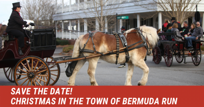 Save the date for Christmas in the Town of Bermuda Run Save the date for Christmas in the Town of Bermuda Run