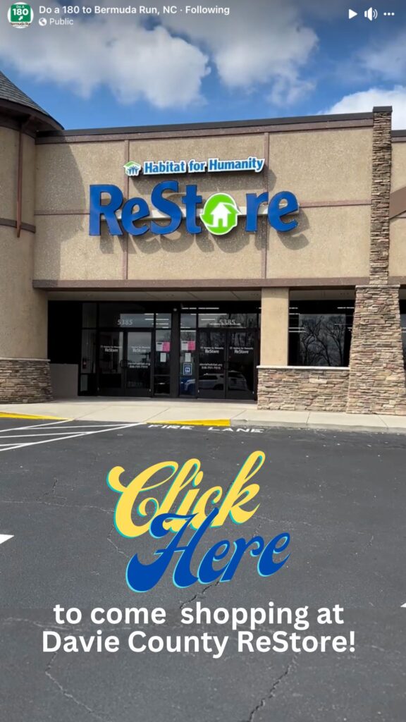 come shopping at davie county restore